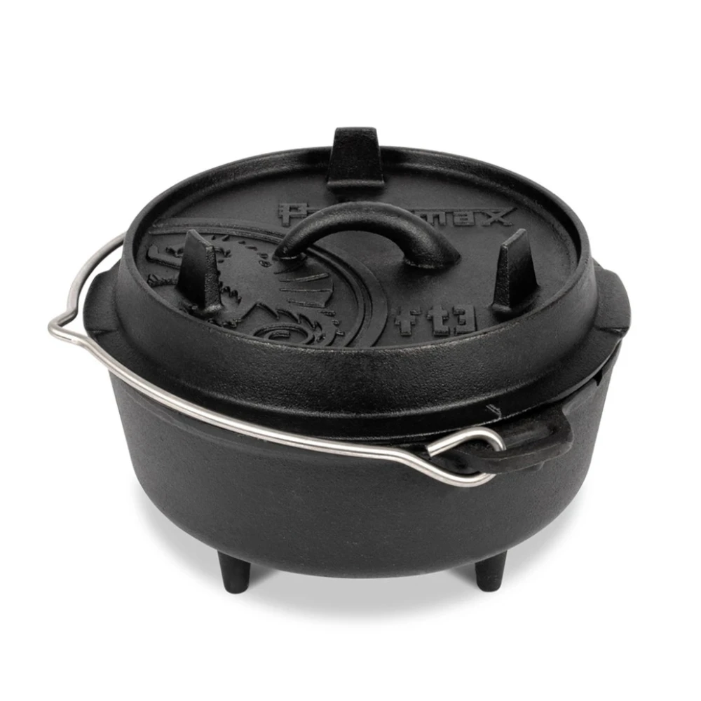 Котелок-жаровня чугунная Petromax Dutch Oven ft3 на ножках 1,6 л