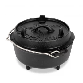 Котелок-жаровня чугунная Petromax Dutch Oven ft3 на ножках 1,6 л
