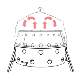 Чехол коптильный Petromax Convection Lid