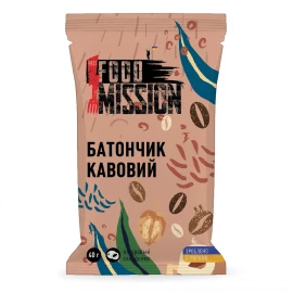 Батончик Food Mission кавовий