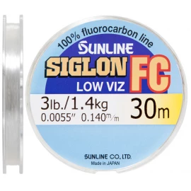 Флюорокарбон Sunline Siglon FC 30m 0.140mm 1.4kg поводковый
