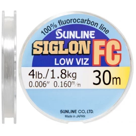 Флюорокарбон Sunline Siglon FC 30m 0.160mm 1.8kg поводковый