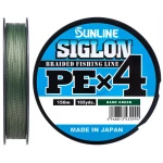 Шнур Sunline Siglon PE н4 150m (темно-зелений.) #0.8/0.153mm 12lb/6.0kg