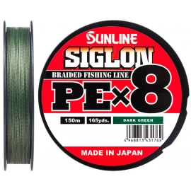 Шнур Sunline Siglon PE х8 150m #0.4/0.108mm 6lb/2.9kg