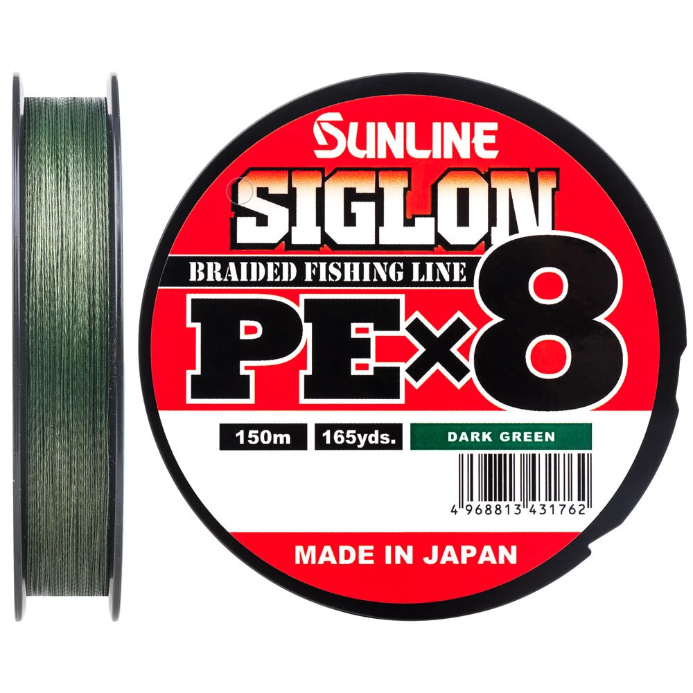 Шнур Sunline Siglon PE х8 150m #1.0/0.171mm 16lb/7.7kg