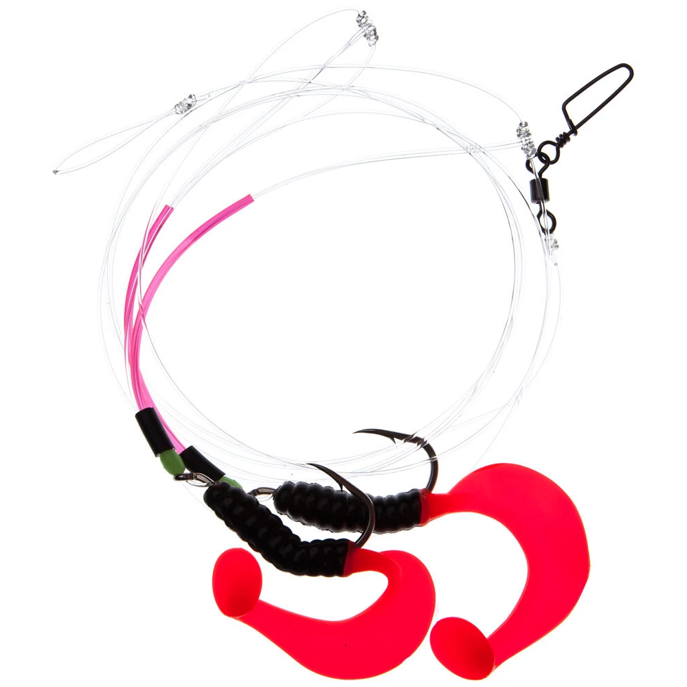 Оснащення морське Spro Norway Combi Rig 2 JP Red UV 8/0 1.00mm 223.5cm