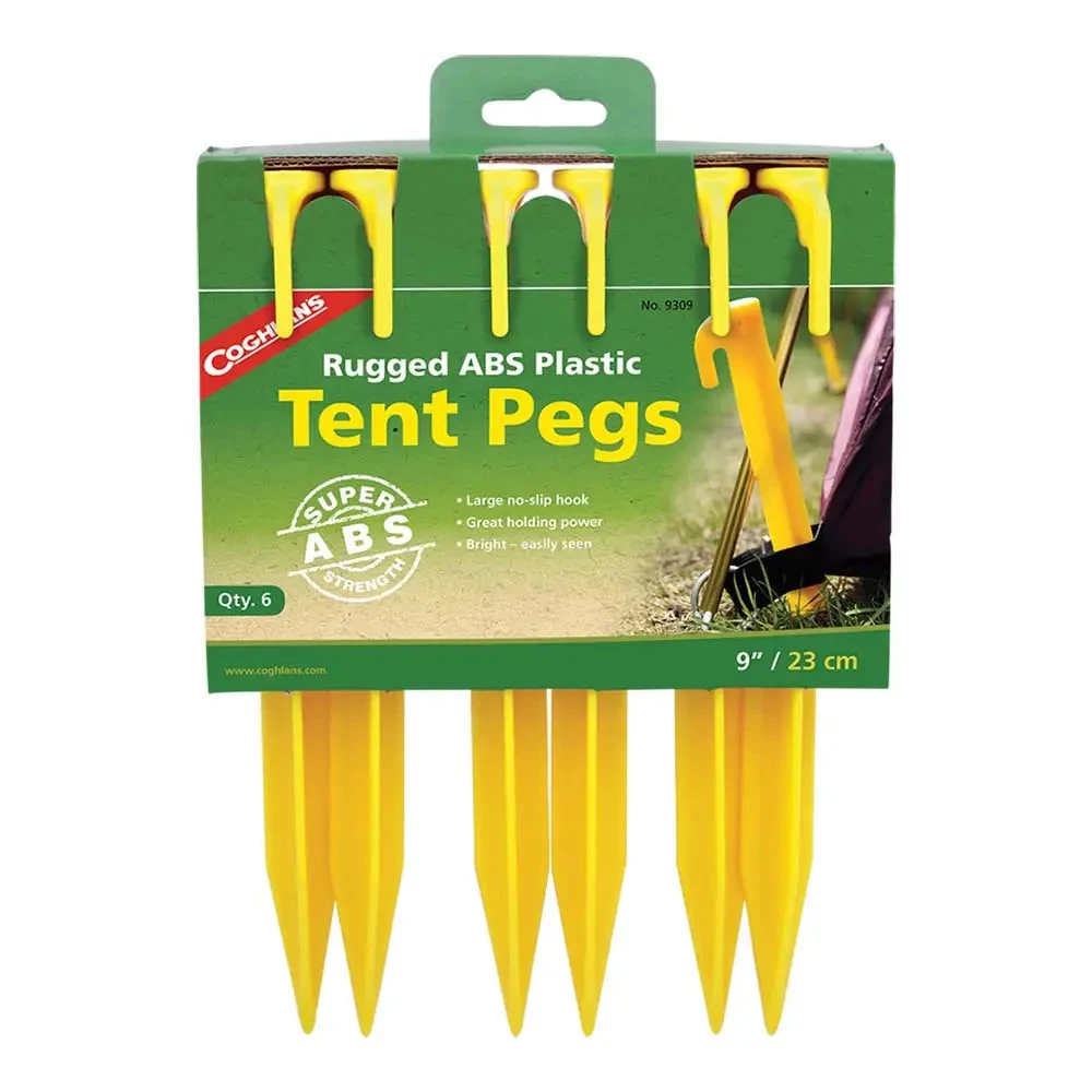 Кілочки для намету Coghlans ABS Tent Pegs - 9" - 6 Pack