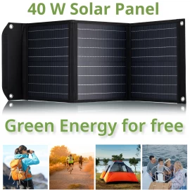 Портативное зарядное устройство для Bresser Mobile Solar Charger 40 Watt USB DC