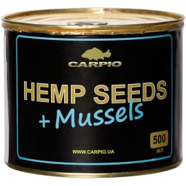 Зернова суміш Carpio Hemp Seeds+Mussels 0.5л