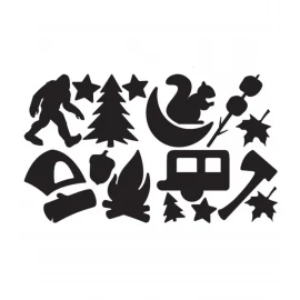 Набір фігурних латок Gear Aid by McNett Tenacious Tape Tattoos Camper