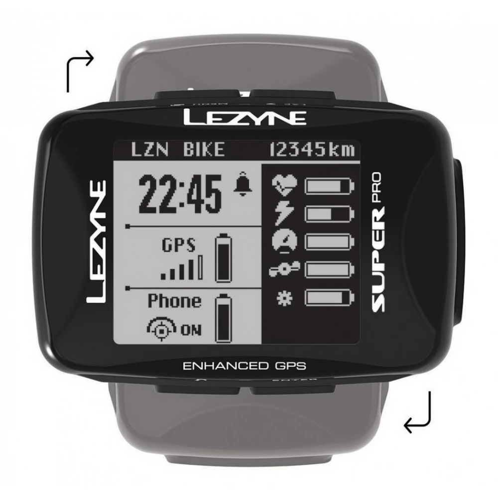 GPS комп'ютер Lezyne Super Pro GPS 