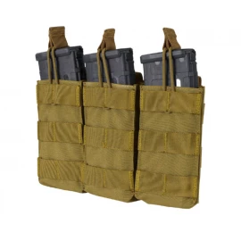 Подсумок Condor Triple M4/M16 Mag для 3-х магазинов, открытый