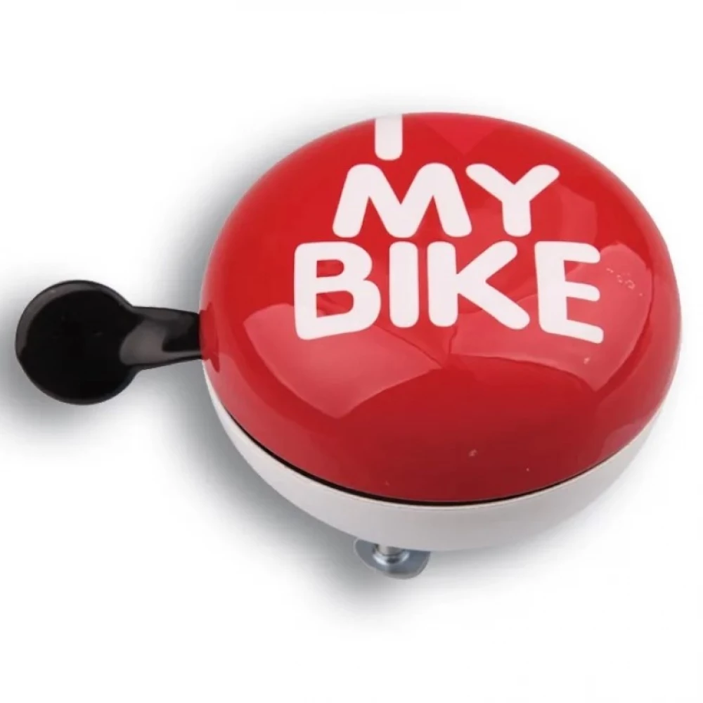 Дзвінок Green Cycle GBL-458 I love my bike, 80мм 