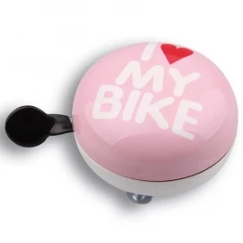 Дзвінок Green Cycle GBL-458 I love my bike, 80мм 