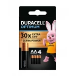 Батарейки Duracell LR06 KPD 04*10 Optimum 4шт