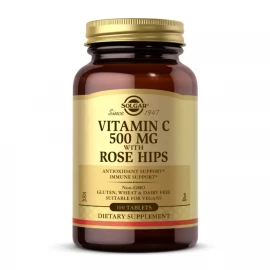 Витамин C Solgar Vitamin C 500 mg with Rose Hips - 100 tabs