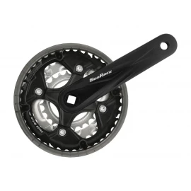 Шатун Sun Race FCM500 24/34/42T CG (защита цепи), под квадрат, L175мм