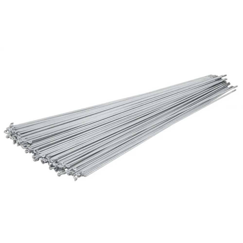 Спиці Pillar 296мм 14G PSR Standard, нержав. сталь Sandvic Т302+ сріблясті (72шт)