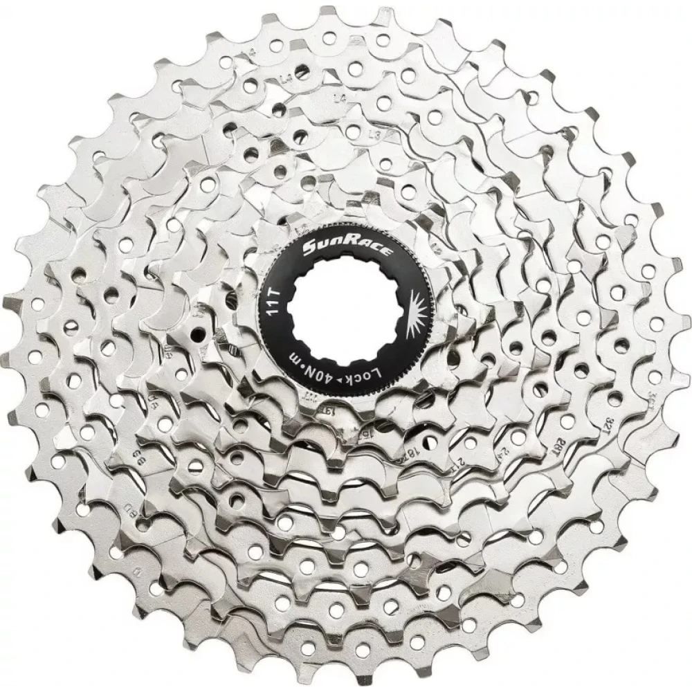 Кассета Sun Race инд.9-k 11-40T TB M980 Nickel