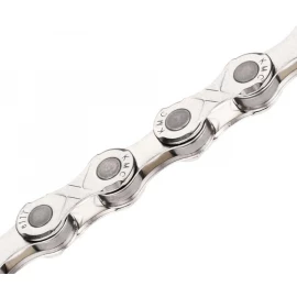 Ланцюг KMC e11 Silver 11 швидкостей 122 ланки срібний + замок