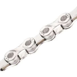 Цепь KMC e9 Silver 9 скоростей 122 звена серебряный + замок