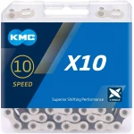 Ланцюг KMC X10 10 швидкостей 122 ланки + замок