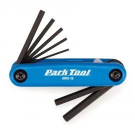 Набор шестигранников Park Tool AWS-10 (1.5mm, 2mm, 2.5mm, 3mm, 4mm, 5mm, 6mm) сложен