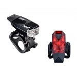 Комплект мигалок Infini Mini LAVA I-261WR-BK, 4 режими, вбудований USB кабель, з кріплленням