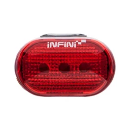 Мигалка задня Infini Vista I-401R, 5 світлодіодів, 4 режими, 2x"AAA", з кріпленням