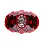 Мигалка задня Infini Vista I-406R, 3 світлодіоди, 2 режими, 2x"AAA", з кріпленням