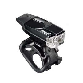 Мигалка передня Infini Mini Lava I-261W-BK, 1 світлодіод, 4 режими, USB кабель, з кріпленням