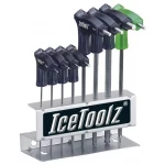 Набор ключей Ice Toolz 7M85 шестигранников д/мастер. 2x2.5x3x4x5x6x8 мм, с рукояткой