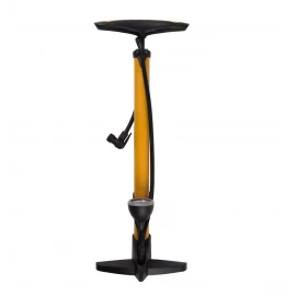 Насос Green Cycle GPF-333P сталевий з манометром, збільшений  об'єм, presta+schrader