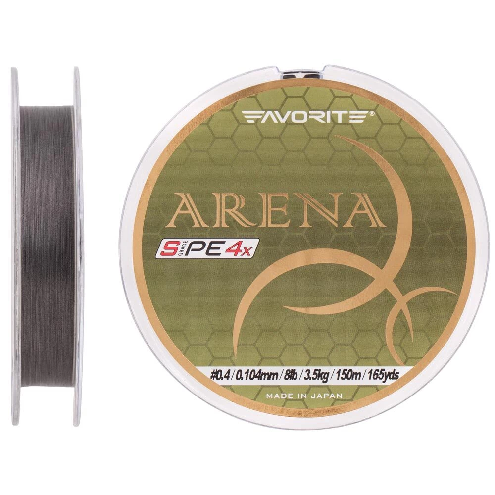 Шнур Favorite Arena PE 4x 150m #0.4/0.104mm 8lb/3.5kg