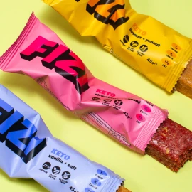 Батончики протеиновые FIZI Keto Protein Bar - 10x45g Keto Box