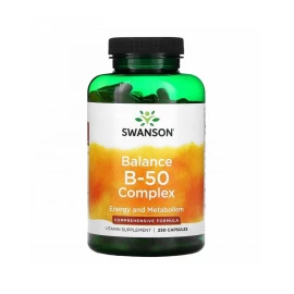 Витамины Swanson Balance B-50 Complex - 250caps