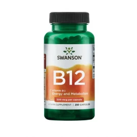 Витамины Swanson Vitamin B12 500 mcg - 250caps