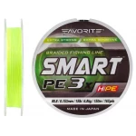 Шнур Favorite Smart PE 3x 150м (fl.yellow) #0.8/0.153mm 15lb/6.8kg