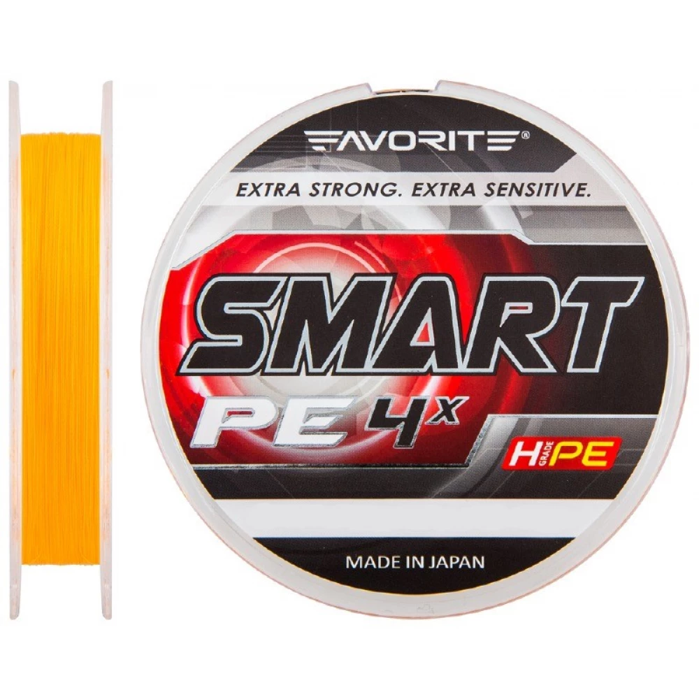 Шнур Favorite Smart PE 4x 150м #2.5/0.256мм 13кг