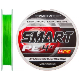 Шнур Favorite Smart PE 4x 150м #3.0/0.296мм 15.5кг