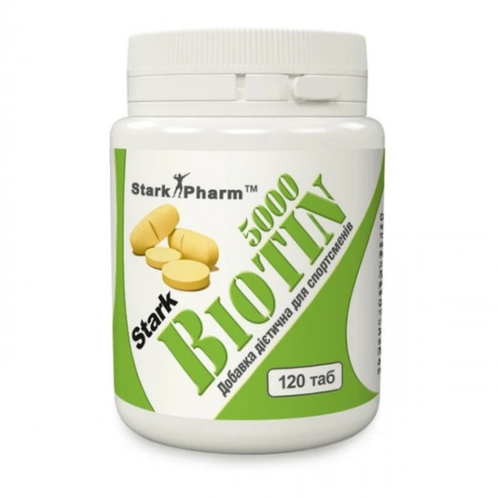 Біотин Stark Pharm Stark Biotin 5000 - 120 tabs