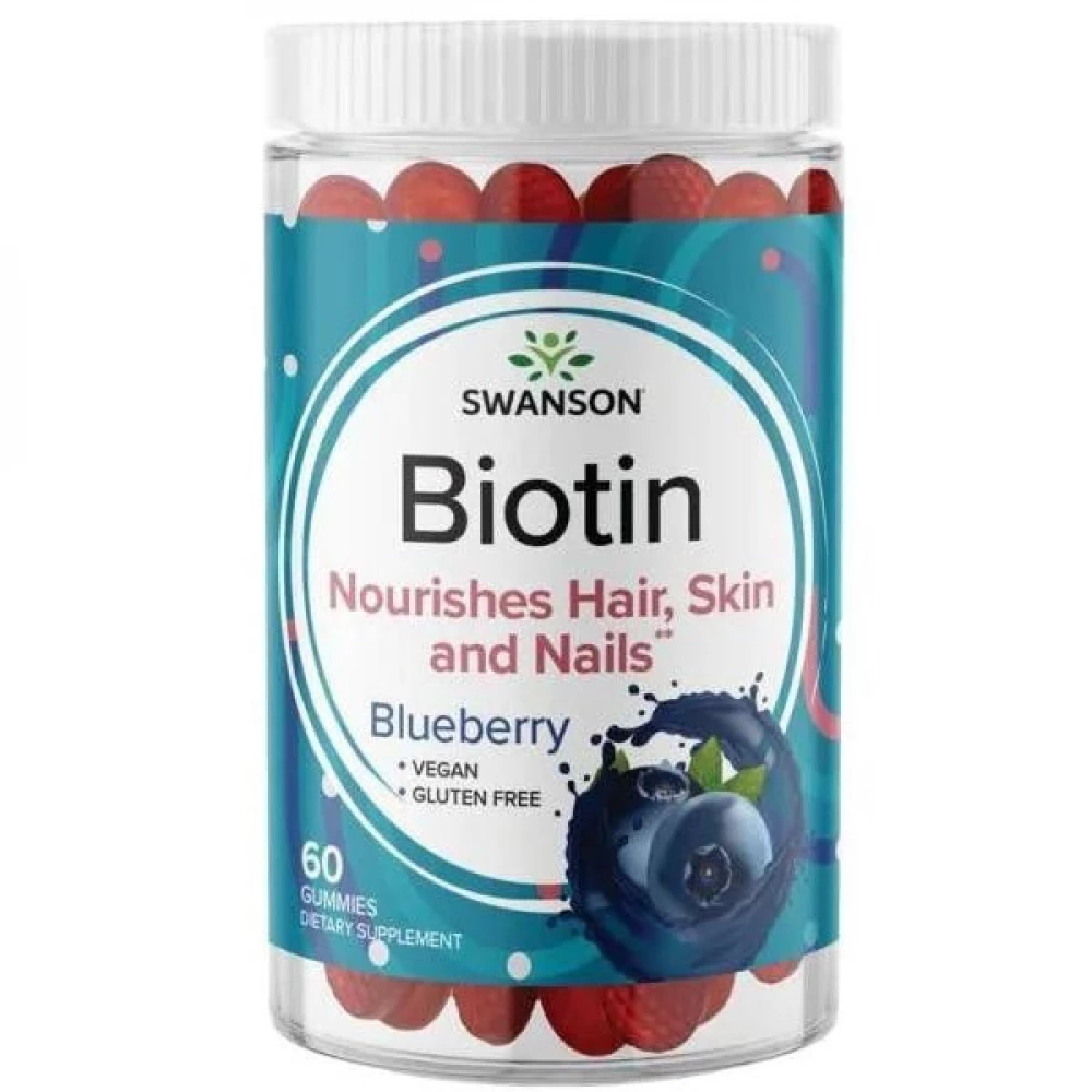 Биотин Swanson Biotin - 60 Gummies