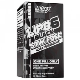 Жироспалювач Nutrex Lipo-6 Black UC Stim-Free - 60 caps