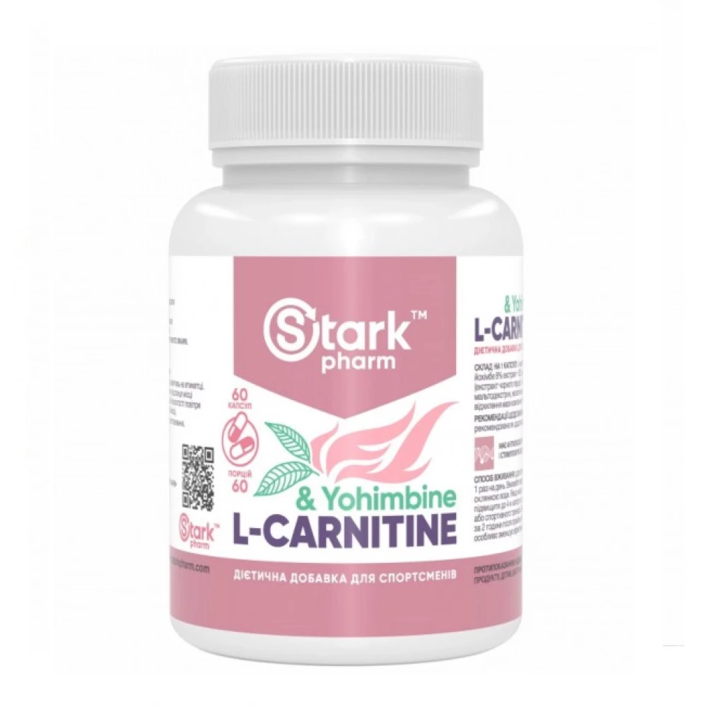 Жироспалювач Stark Pharm Stark L-Carnitine - 60caps