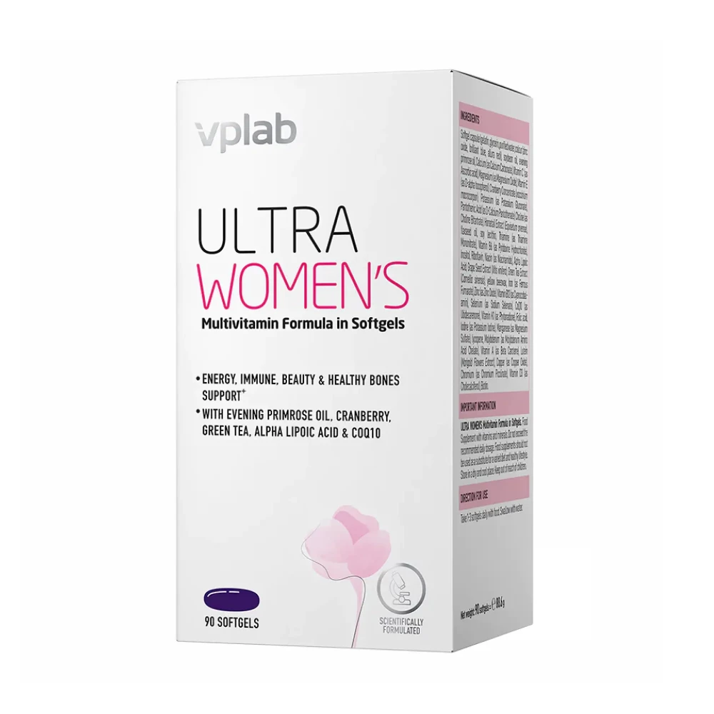 Мультивітаміни VPLab Ultra Women's Multivitamin - 90 softgels