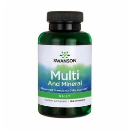 Мультивитамины и минералы Swanson Multi and Mineral Daily - 100 caps