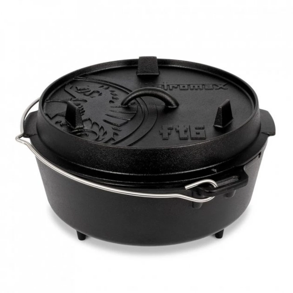 Котел-жаровня чугунная Petromax Dutch Oven ft6 на ножках 5,5 л