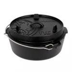 Котел-жаровня чугунная Petromax Dutch Oven ft6 плоское дно 5,5 л