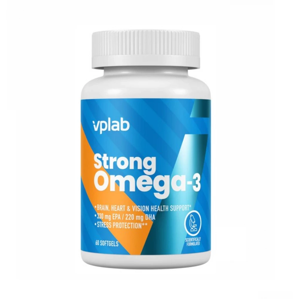Омега-3 VPLab Strong Omega 3 - 60 softgels