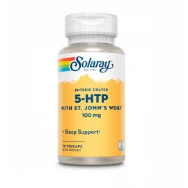 Аминокислоты Solaray Guaranteed Potency 5-HTP+St. John's 100mg - 30 vcaps